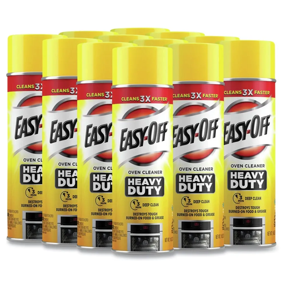 EASY-OFF 14.5 oz. Aerosol Spray Heavy Duty Foam Oven Cleaner - Fresh Scent (12/Carton)