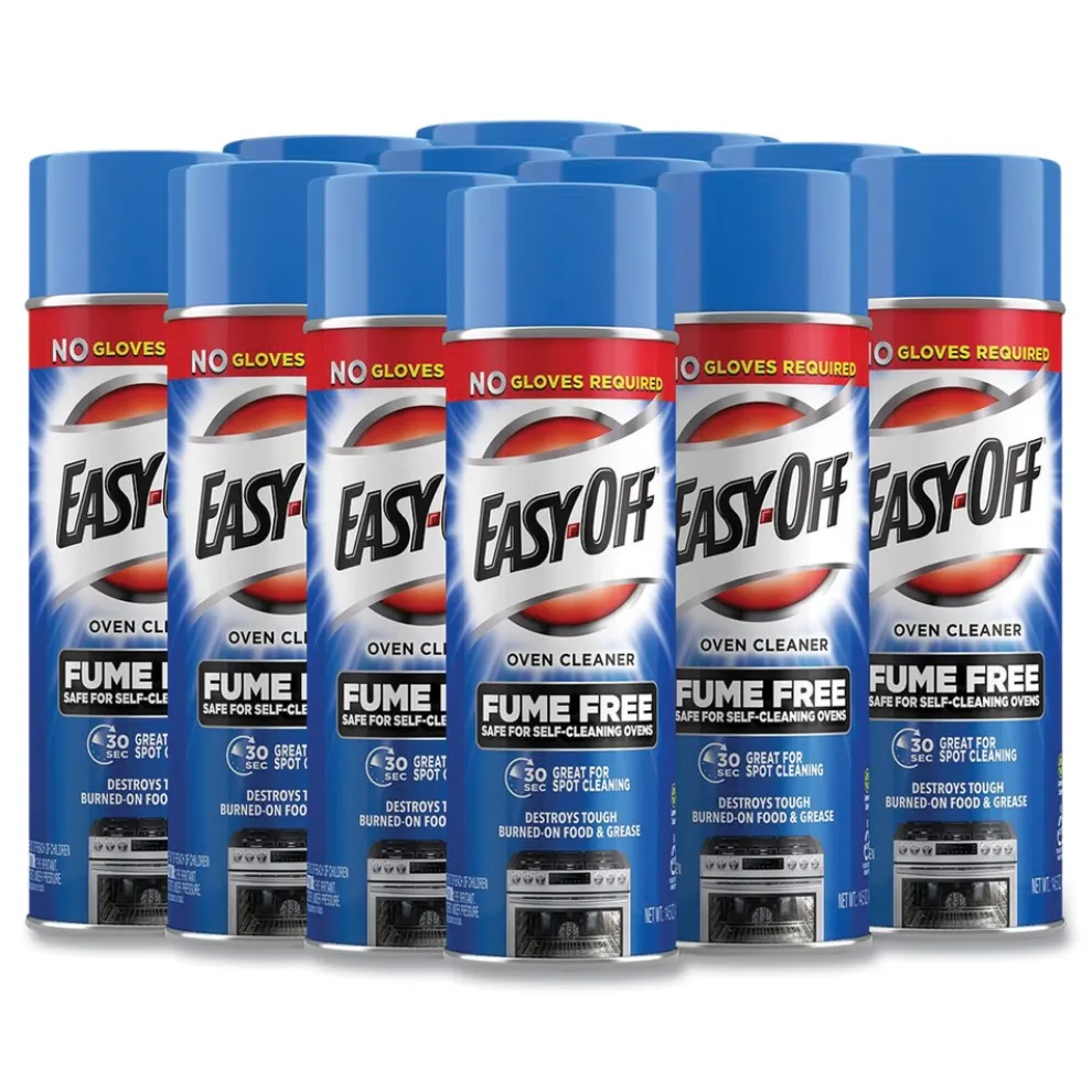 EASY-OFF 14.5 oz. Aerosol Spray Fume-Free Oven Cleaner - Lemon Scent (12/Carton)