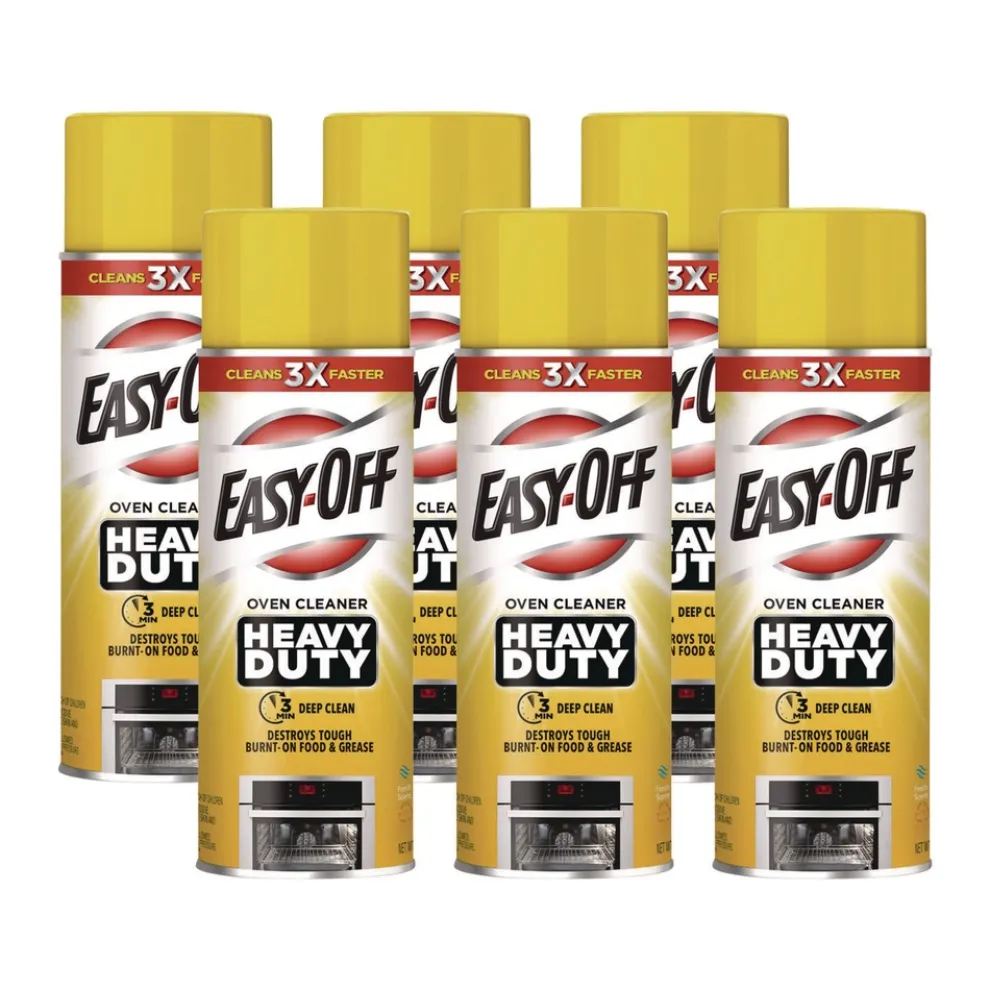 EASY-OFF 14.5 oz. Aerosol Spray Heavy Duty Foam Oven Cleaner - Fresh Scent (6/Carton)