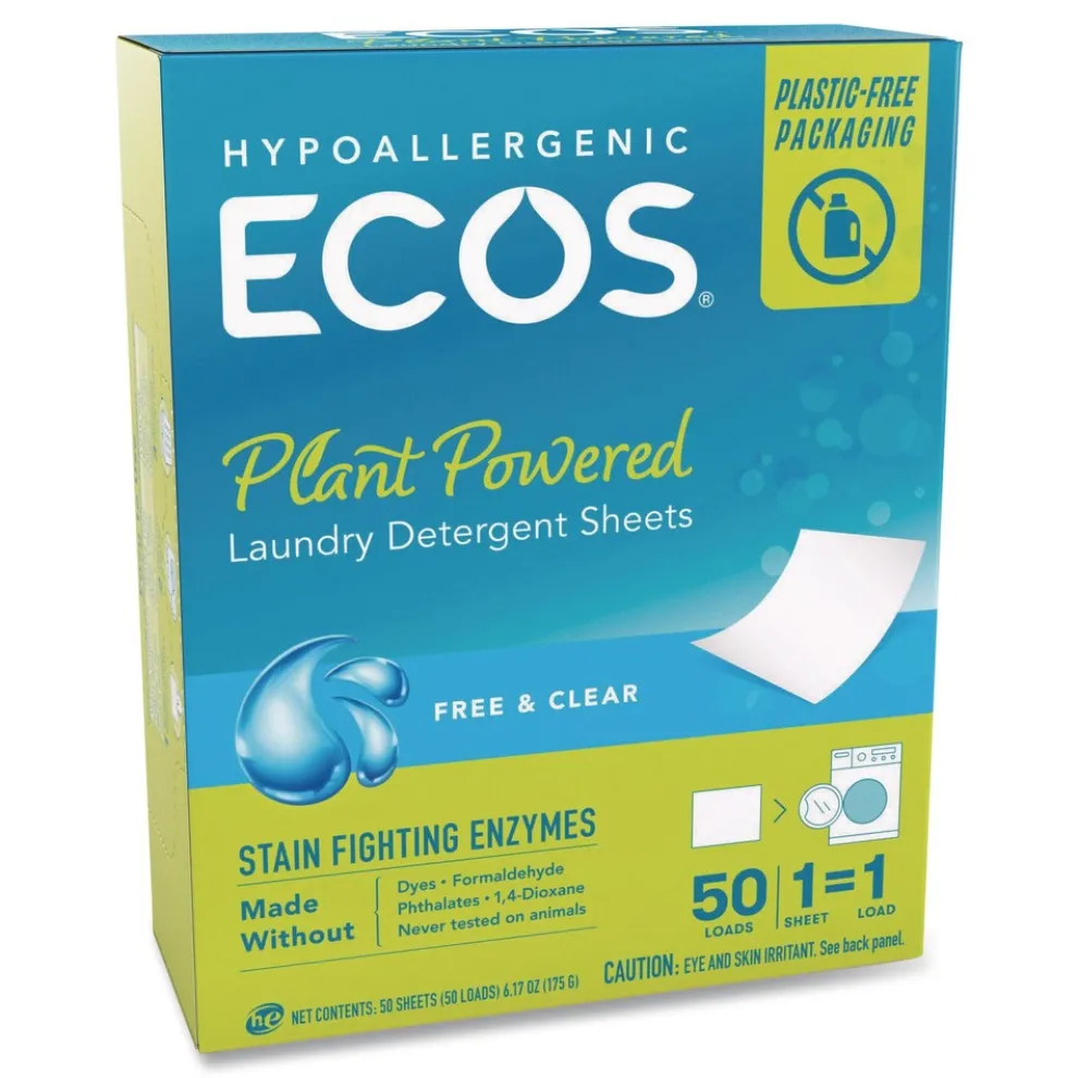 ECOS Liquidless Laundry Detergent Sheets - Free and Clear