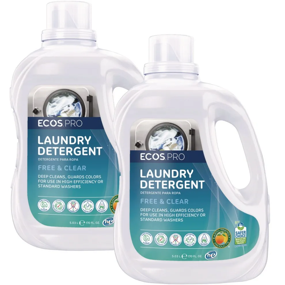 ECOS PRO 170 oz. Liquid Laundry Detergent Jug - Free and Clear (2/Carton)