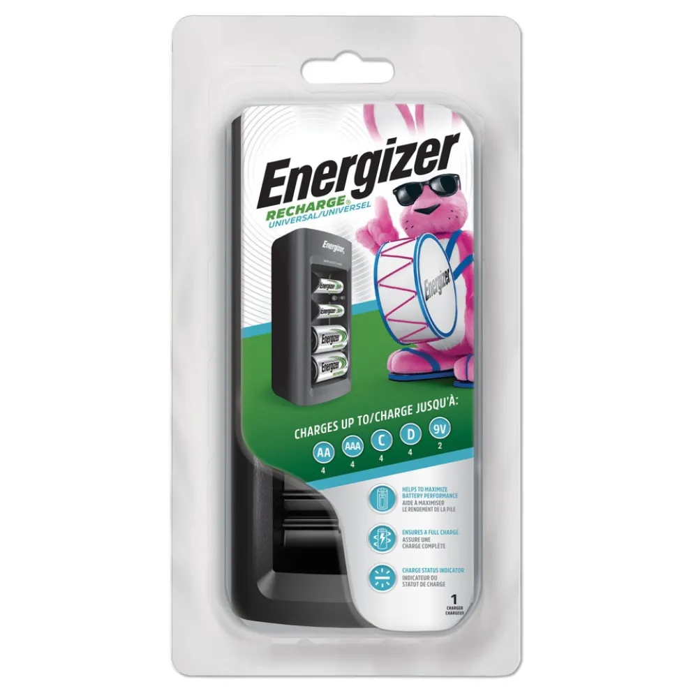 Energizer CHFCB5 Family Battery Charger for Multiple Battery Sizes