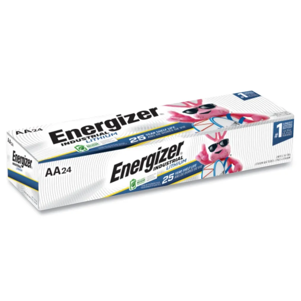 Energizer 1.5V Industrial Lithium AA Battery (24/Box)