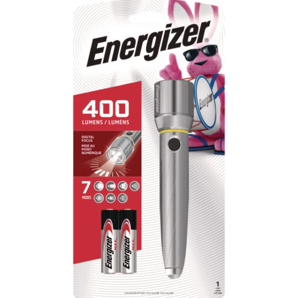 Energizer Vision HD with 2 AA Batteries - Silver