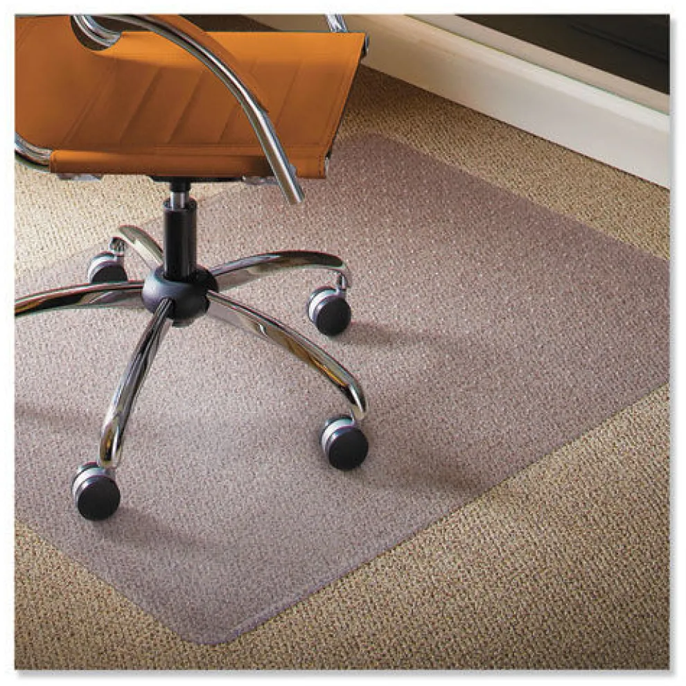 ES Robbins 46 x 60 Natural Origins Chair Mat for Carpet - Clear