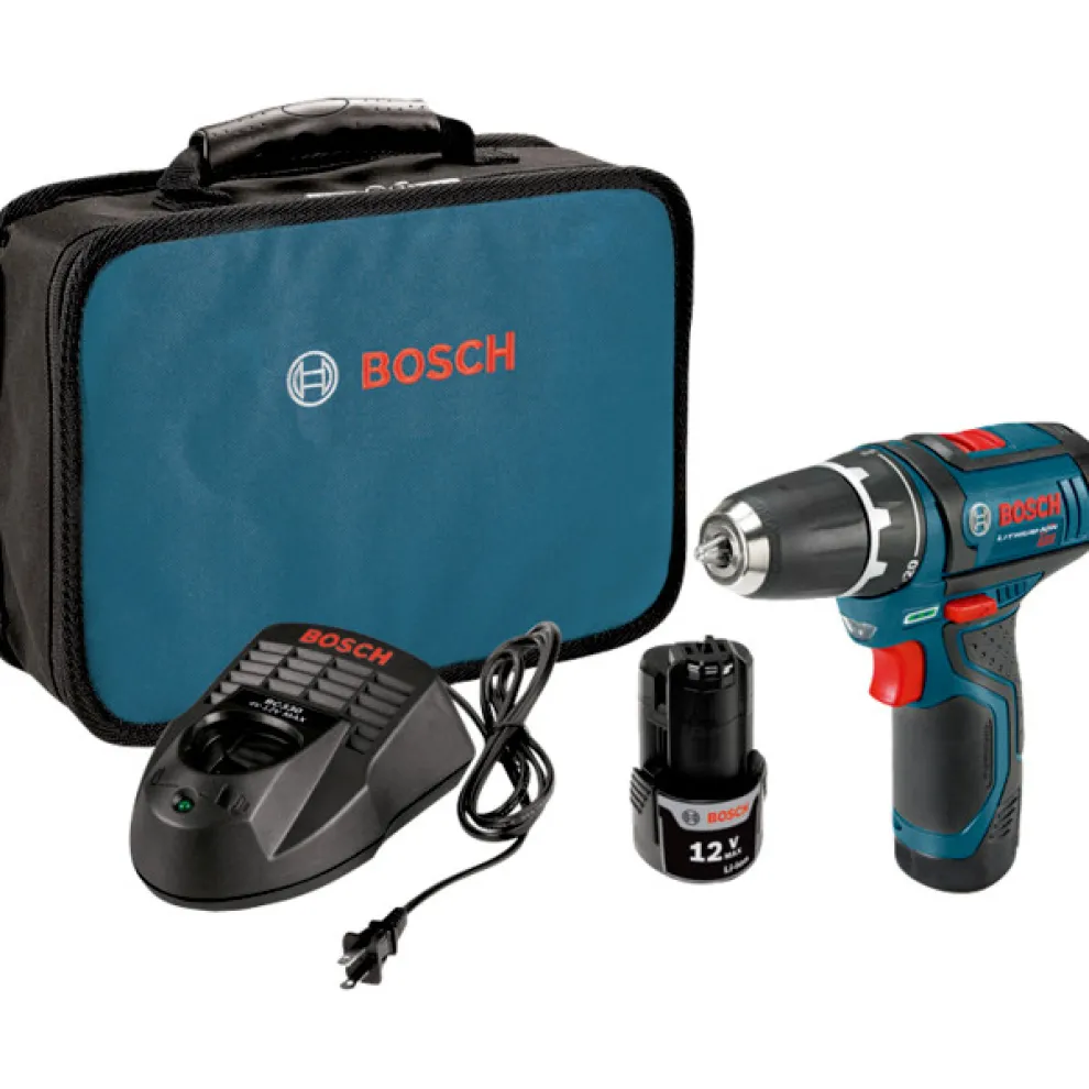 Factory Reconditioned Bosch 12V MAX Lithium-Ion 3/8 in. Cordless Drill Driver Kit (2 Ah)