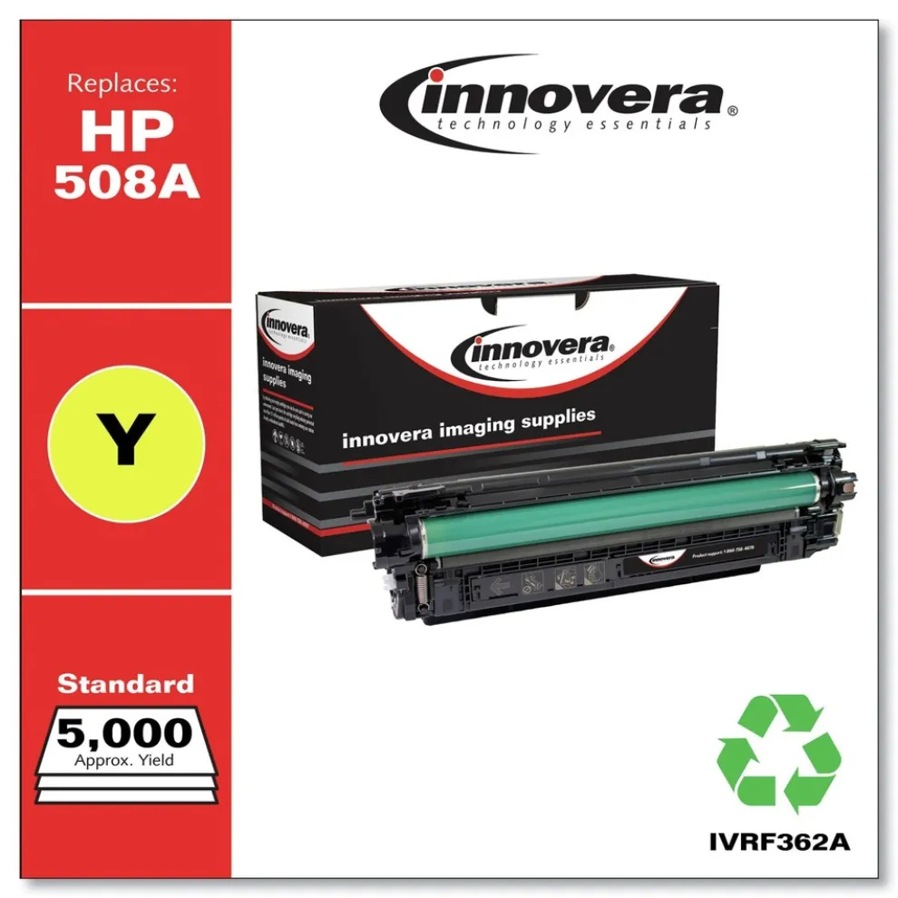 Factory Reconditioned Innovera IVR508AY 5000 Page-Yield Remanufactured Toner - Yellow