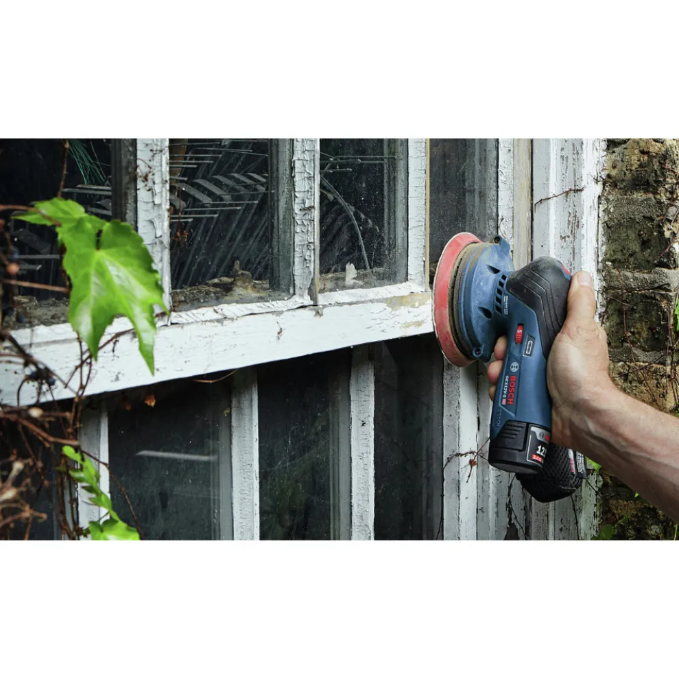 Factory Reconditioned Bosch 12V Max Brushless Lithium-Ion 5 in. Cordless Random Orbit Sander (Tool Only)