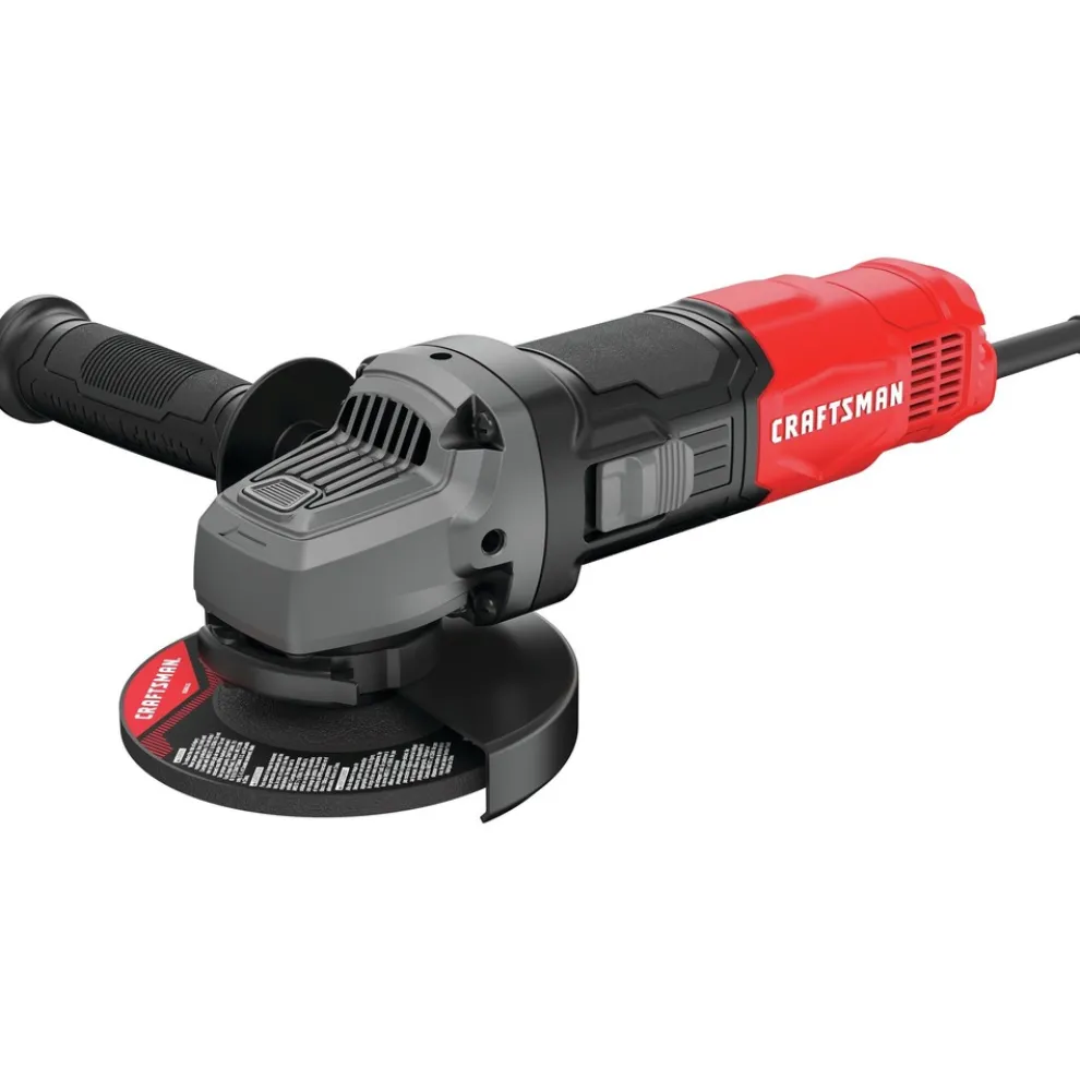 Factory Reconditioned Craftsman 6 Amp 4-1/2 in. Corded Small Angle Grinder
