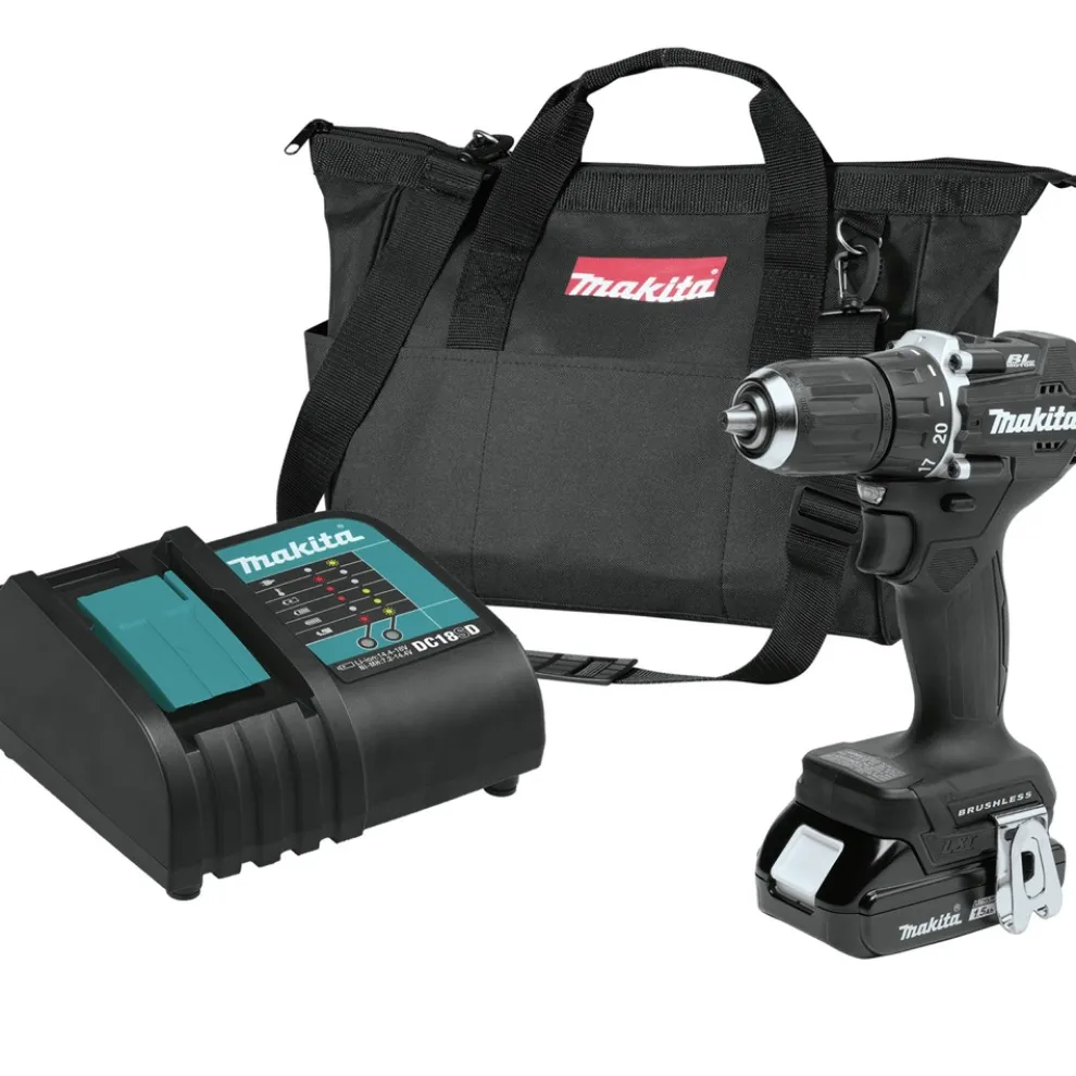 Factory Reconditioned Makita 18V LXT Sub-Compact Brushless Lithium-Ion 1/2 in. Cordless Driver Drill Kit (1.5 Ah)