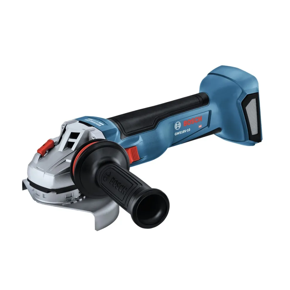 Factory Reconditioned Bosch 18V Lithium-Ion Brushless 4-1/2 - 5 in. Cordless Angle Grinder with Slide Switch (Tool Only)