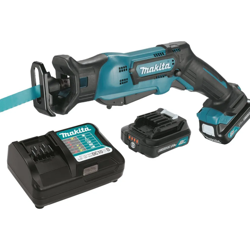 Factory Reconditioned Makita RJ03R1-R 12V MAX CXT 2.0 Ah Cordless Lithium-Ion Reciprocating Saw Kit