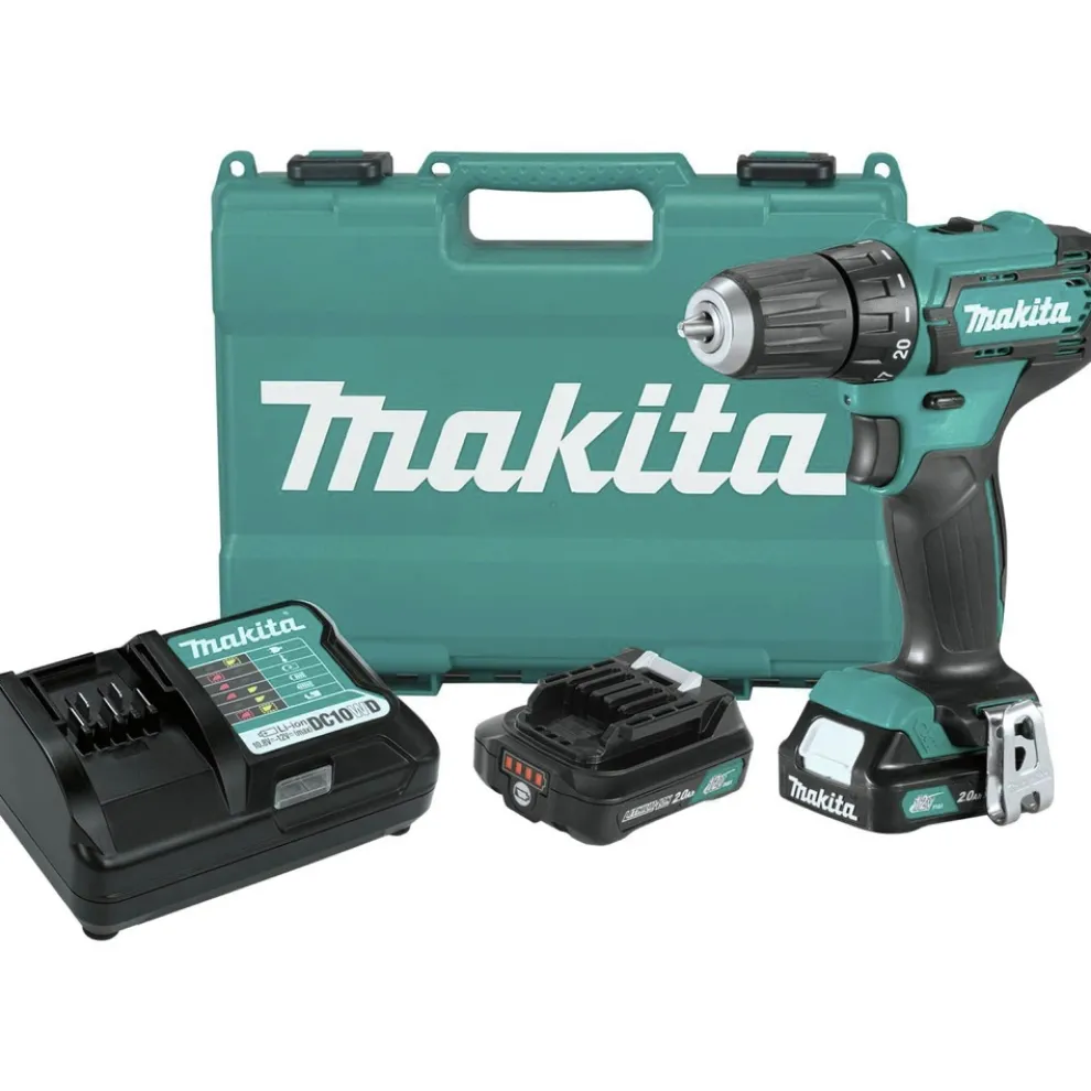 Factory Reconditioned Makita 12V MAX CXT Lithium-Ion 3/8 in. Cordless Drill Driver Kit with 2 Batteries (2 Ah)