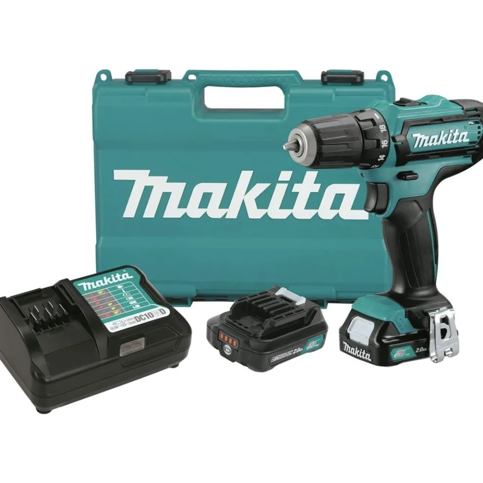 Factory Reconditioned Makita 12V MAX CXT Lithium-Ion 3/8 in. Cordless Drill Driver Kit with 2 Batteries (2 Ah)