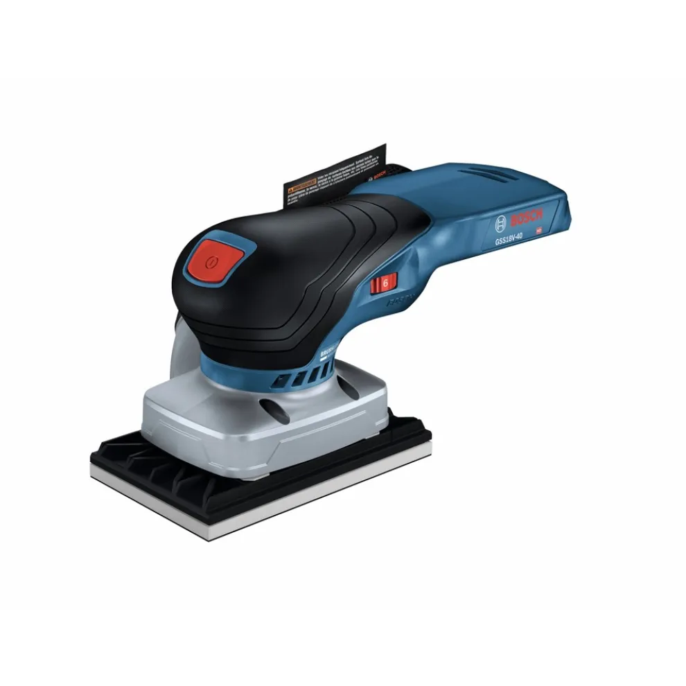 Factory Reconditioned Bosch 18V Brushless Lithium-Ion Cordless Sheet Orbital Finishing Sander (Tool Only)