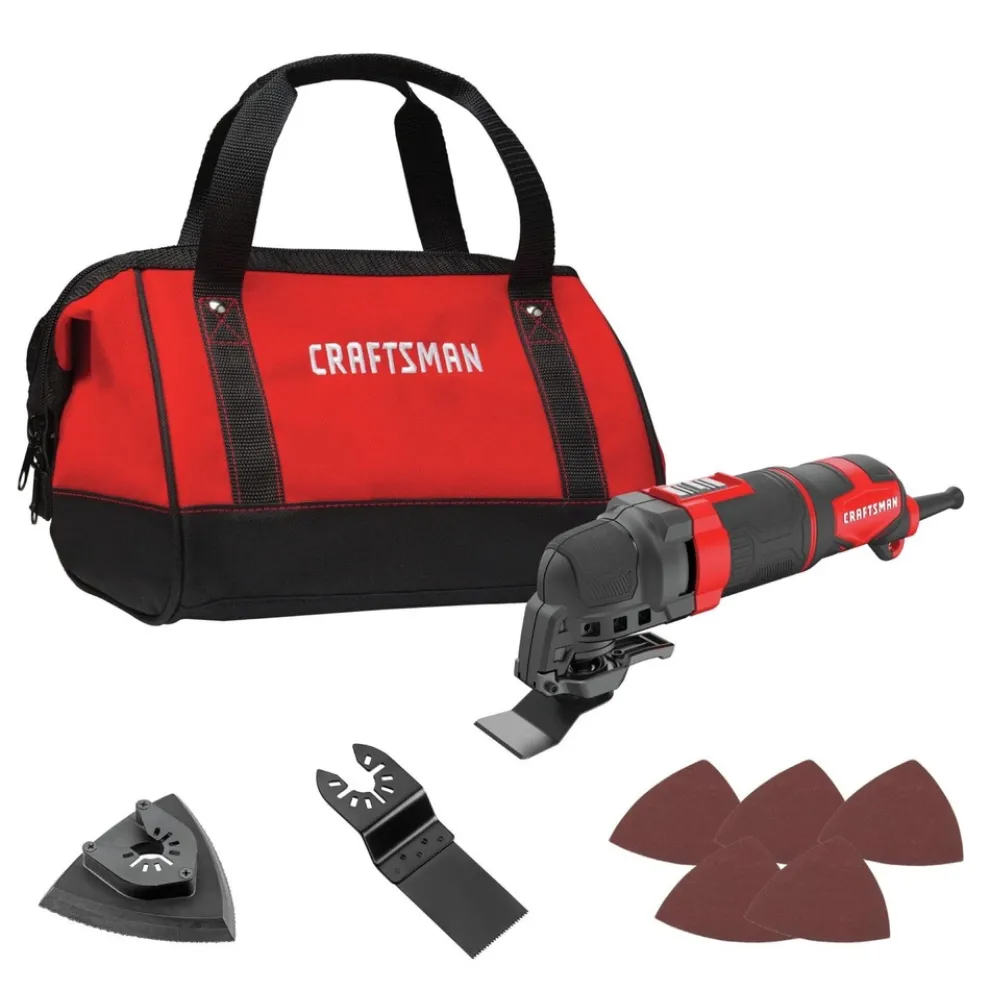 Factory Reconditioned Craftsman 3 Amp Corded Electric Oscillating Tool Kit