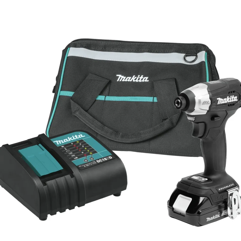 Factory Reconditioned Makita 18V LXT Sub-Compact Brushless Lithium-Ion Cordless Impact Driver Kit (1.5 Ah)
