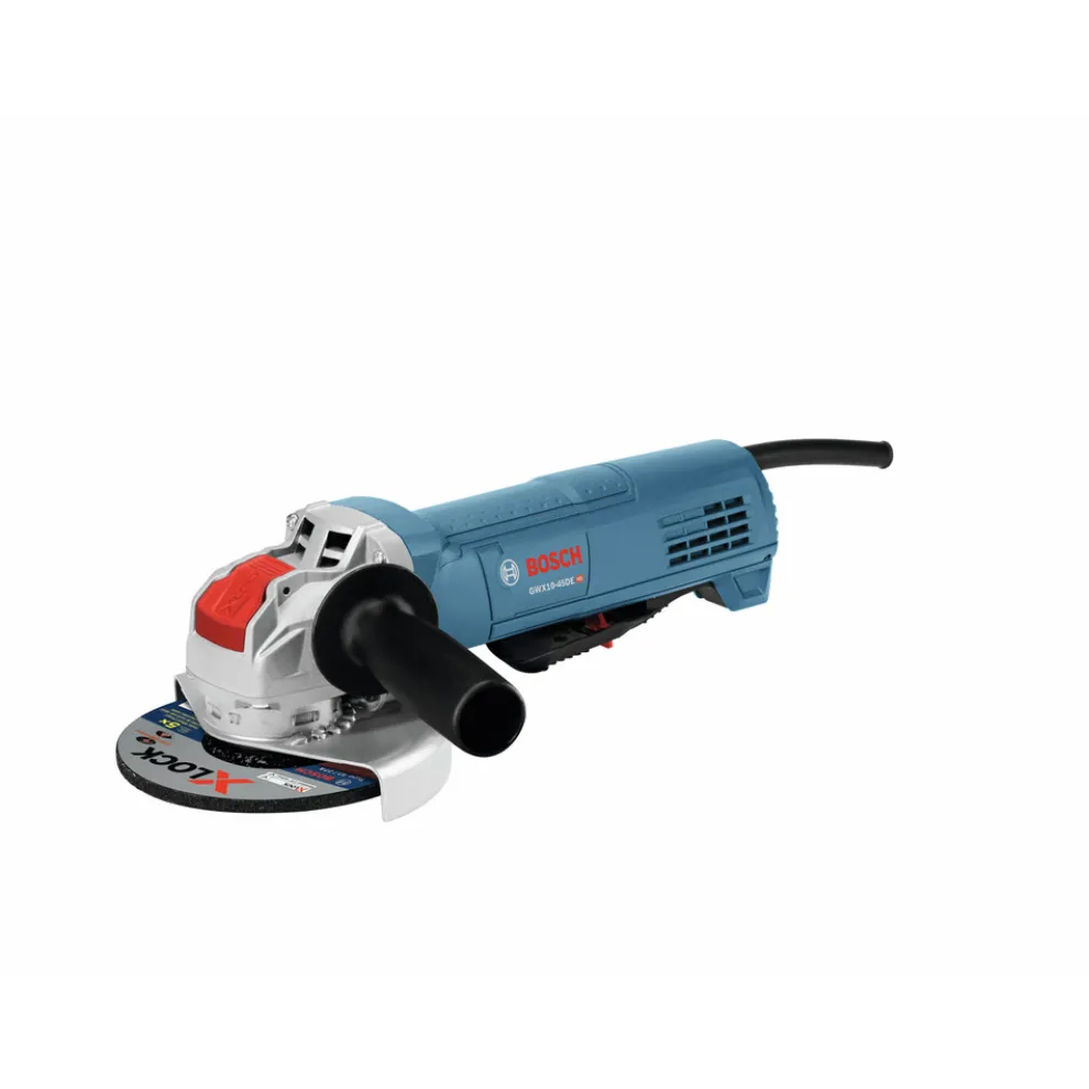 Factory Reconditioned Bosch 120V 10 Amp X-LOCK Ergonomic 4-1/2 in. Corded Angle Grinder