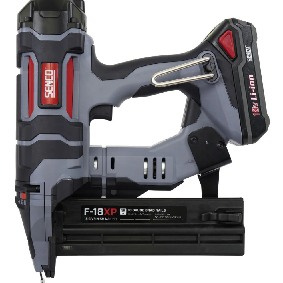Factory Reconditioned SENCO F-18XP 18V Lithium-Ion 2-1/8 in. Cordless 18 Gauge Brad Nailer Kit (1.5 Ah)