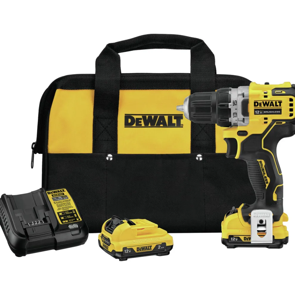 Factory Reconditioned Dewalt 12V MAX XTREME Brushless Lithium-Ion 3/8 in. Cordless Drill Driver Kit (2 Ah)