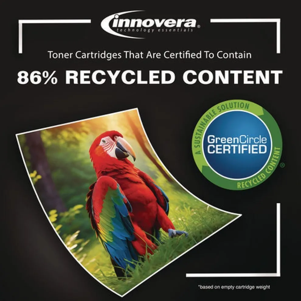 Factory Reconditioned Innovera Remanufactured 2,300 Page-Yield Replacement Toner for 410A (CF412A) - Yellow