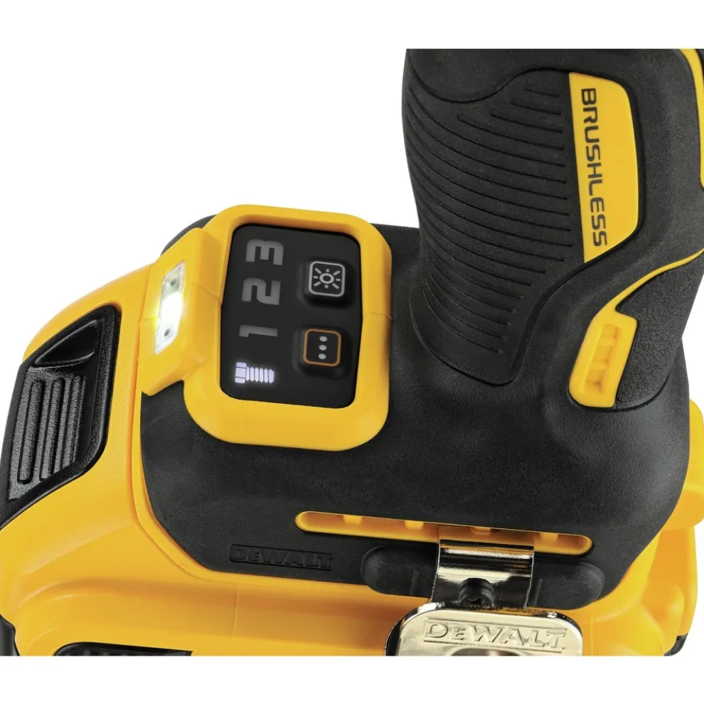 Factory Reconditioned Dewalt 20V MAX XR Brushless Lithium-Ion 1/2 in. Cordless Mid-Range Impact Wrench with Hog Ring Anvil (Tool Only)