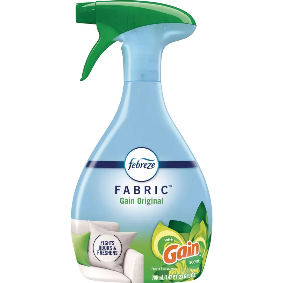 Febreze FABRIC 23.6 oz. Spray Bottle Refresher/Odor Eliminator - Gain Original (4/Carton)
