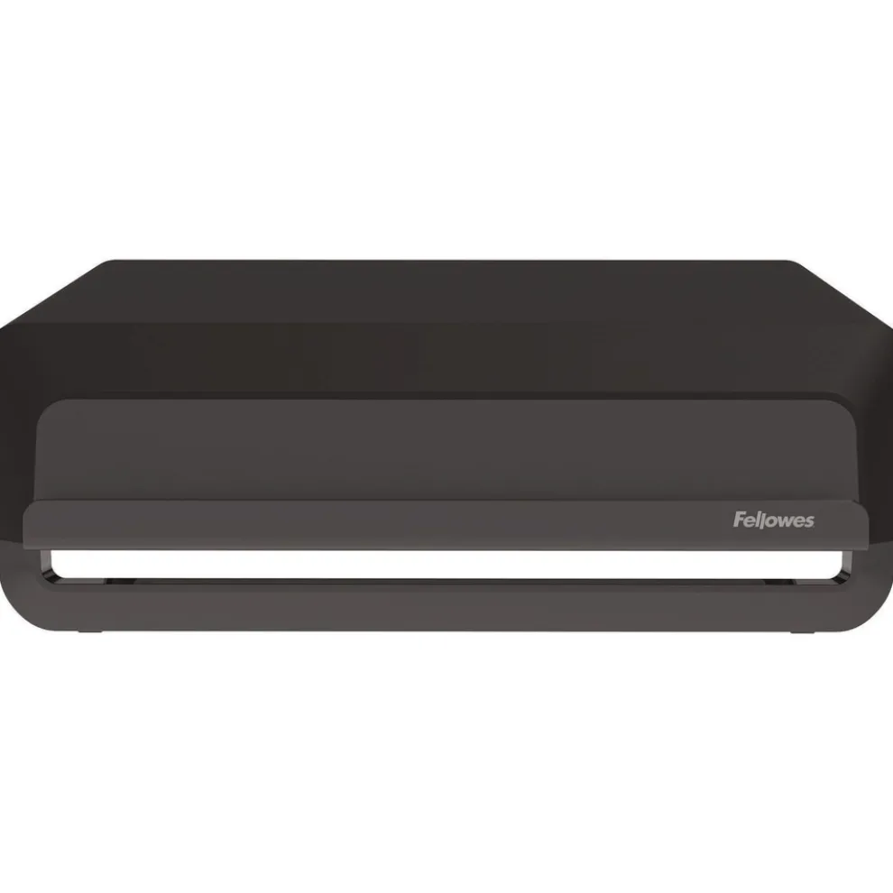 Fellowes Mfg Co. 13.94 in. x 11.97 in. x 3.25 in. to 6 in. Supports 33 lbs. Breyta Monitor Stand - Black