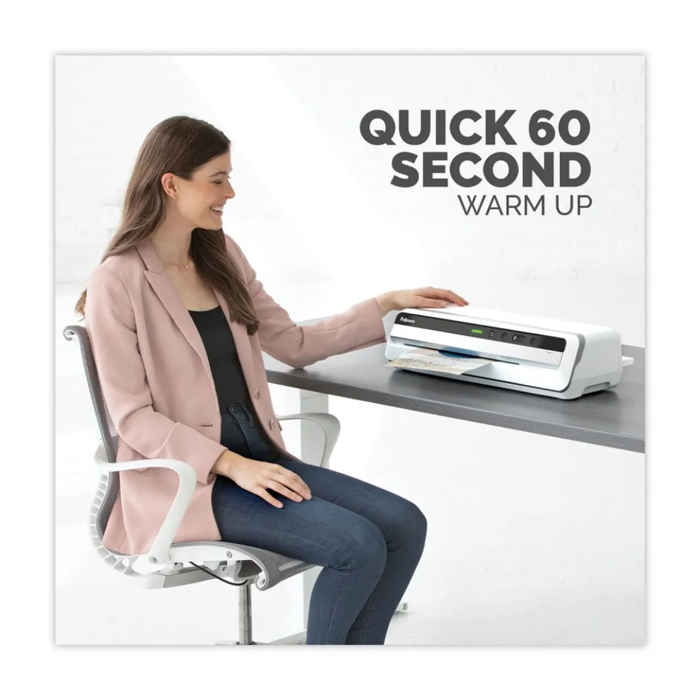 Fellowes Mfg Co. 6 Rollers 12.5 in. Max Document Width 10 mil Max Document Thickness Jupiter 125 Laminator