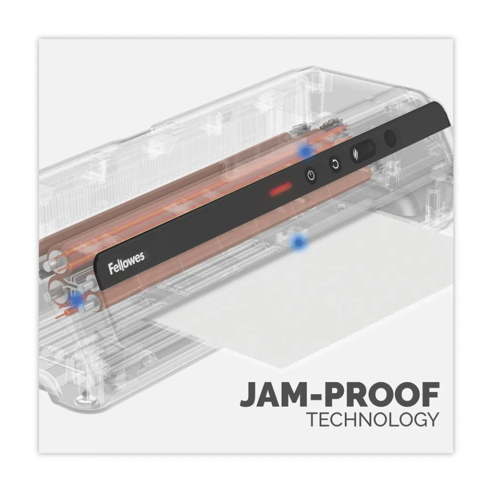 Fellowes Mfg Co. 6 Rollers 12.5 in. Max Document Width 10 mil Max Document Thickness Jupiter 125 Laminator