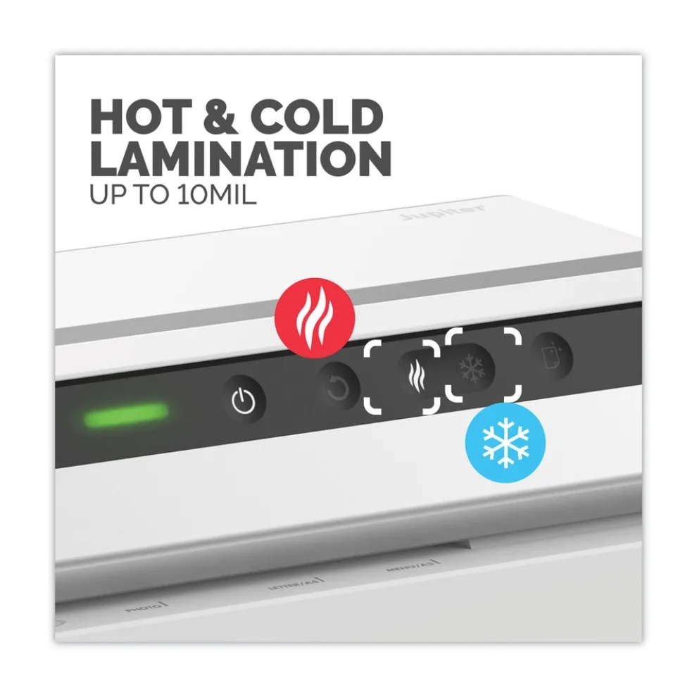 Fellowes Mfg Co. 6 Rollers 12.5 in. Max Document Width 10 mil Max Document Thickness Jupiter 125 Laminator