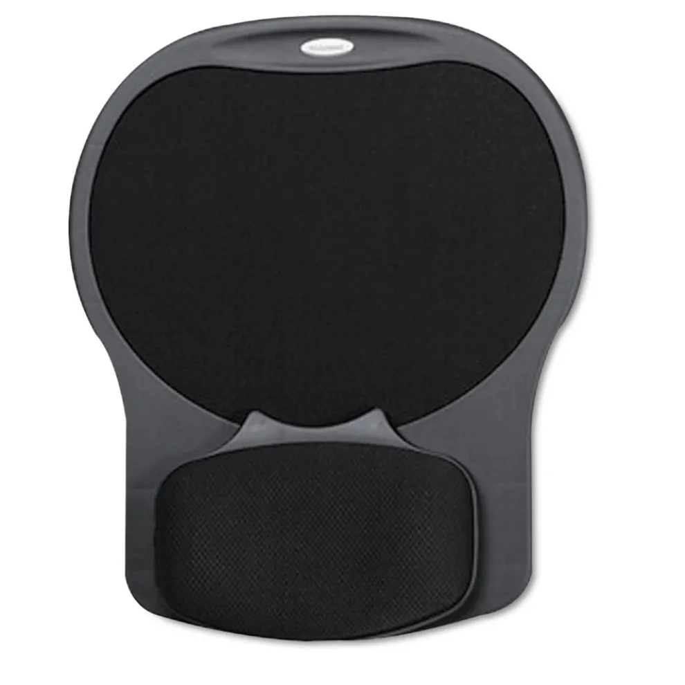 Fellowes Mfg Co. Easy Glide 10 in. x 12 in. Gel Mouse Pad with Wrist Rest - Black