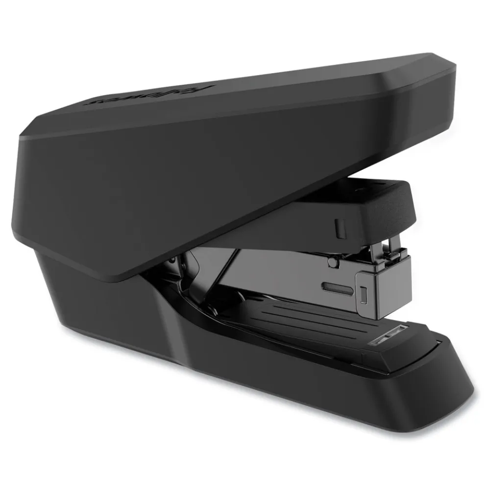Fellowes Mfg Co. LX860 EasyPress 40-Sheet Capacity Half Strip Stapler with Antimicrobial Protection - Black