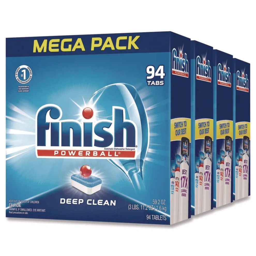 FINISH Powerball Dishwasher Tabs - Fresh Scent (376/Carton)