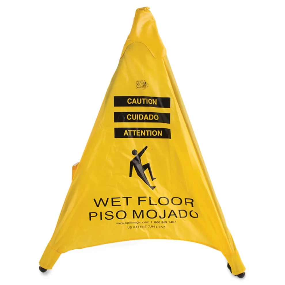 First Aid Only 3 in. x 2.5 in. x 20 in. Pop Up Safety Cone - Yellow