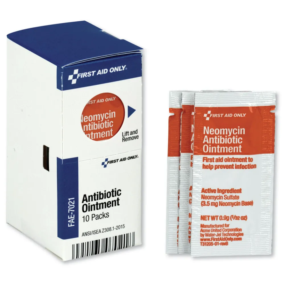 First Aid Only SmartCompliance 0.9 grams Packet Antibiotic Ointment (10/Box)