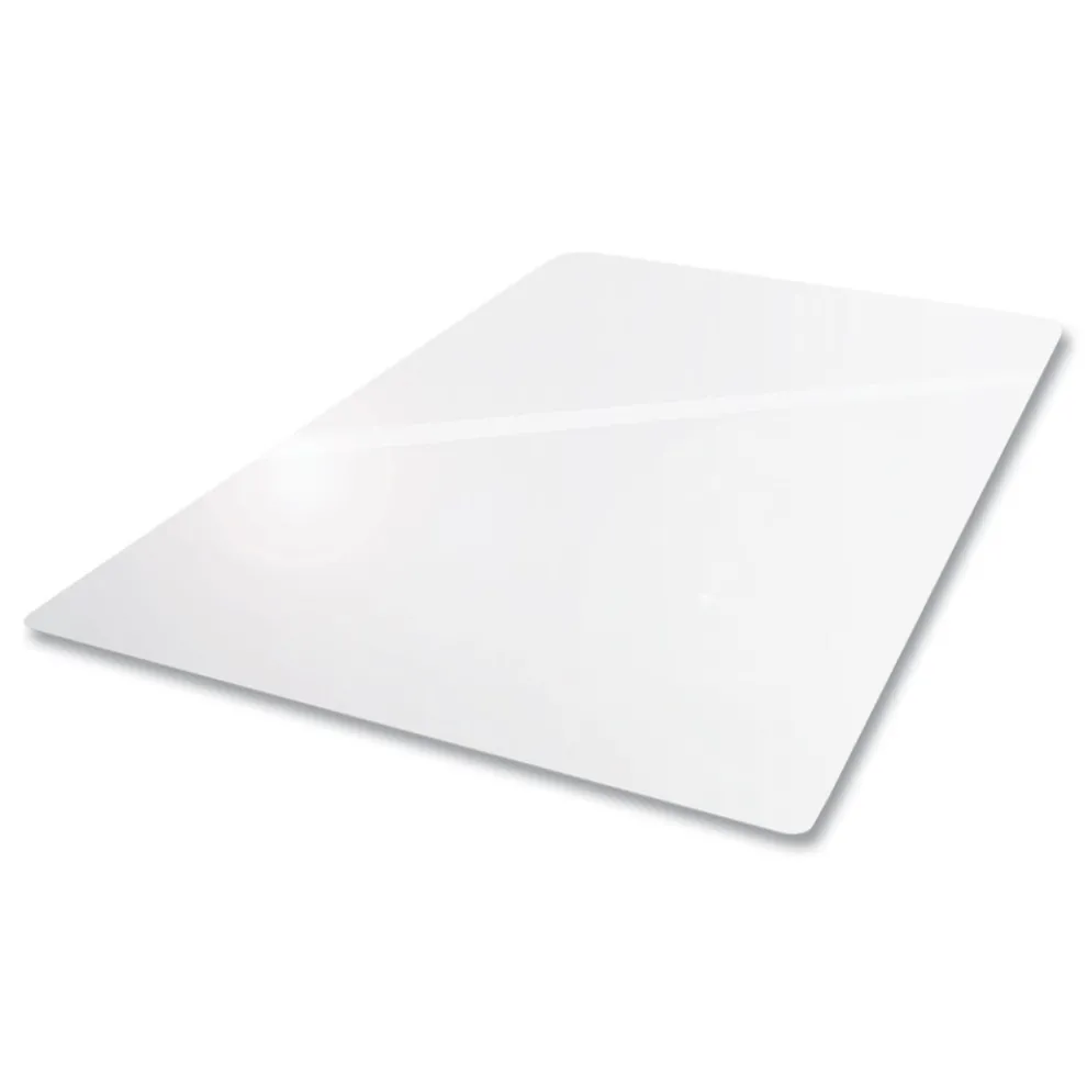 Floortex Cleartex Ultimat 48 in. x 60 in. Polycarbonate Chair Mat for Low/Medium Pile Carpet - Clear