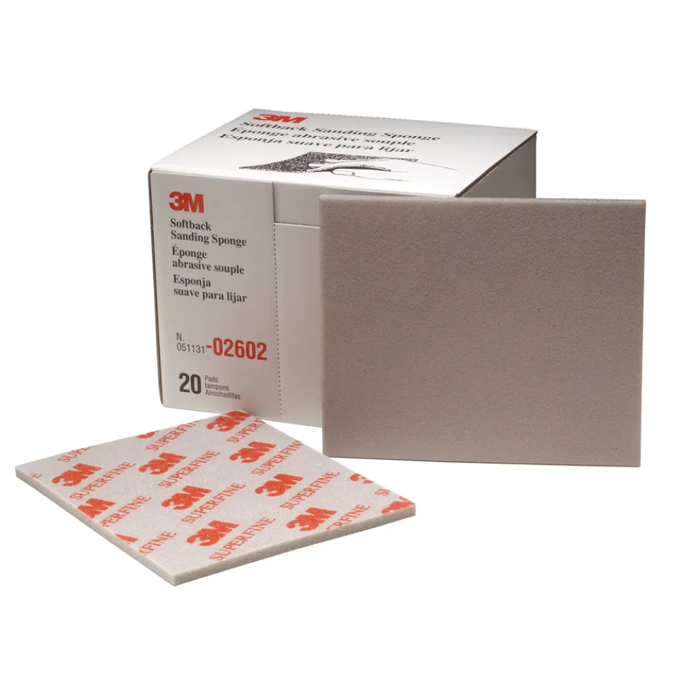 3M 20-Piece Superfine 4-1/2 in. x 5-1/2 in. Softback Sanding Sponge Set