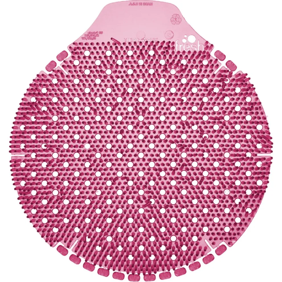Fresh Products TWDS-F-006I036M-01 0.42 oz. Tidal Wave Urinal Screen - Apple Scent, Red (6/Box)