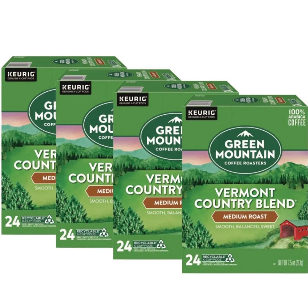 Green Mountain Coffee 5000355581 Coffee K-Cups - Vermont Country Blend (96/Carton)