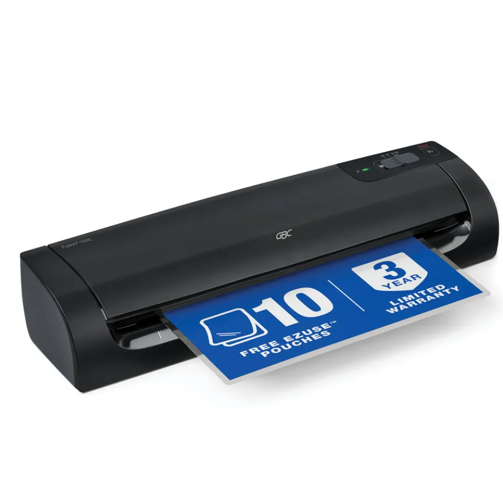 GBC Fusion 1000L 12 in. Max Document Width 5 mil Max Document Thickness Laminator