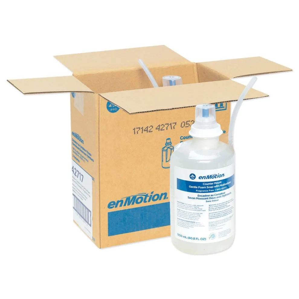 Georgia Pacific Professional 42717 1800 mL GP enMotion Counter Mount Foam Soap Refill - Fragrance-Free (2/Carton)