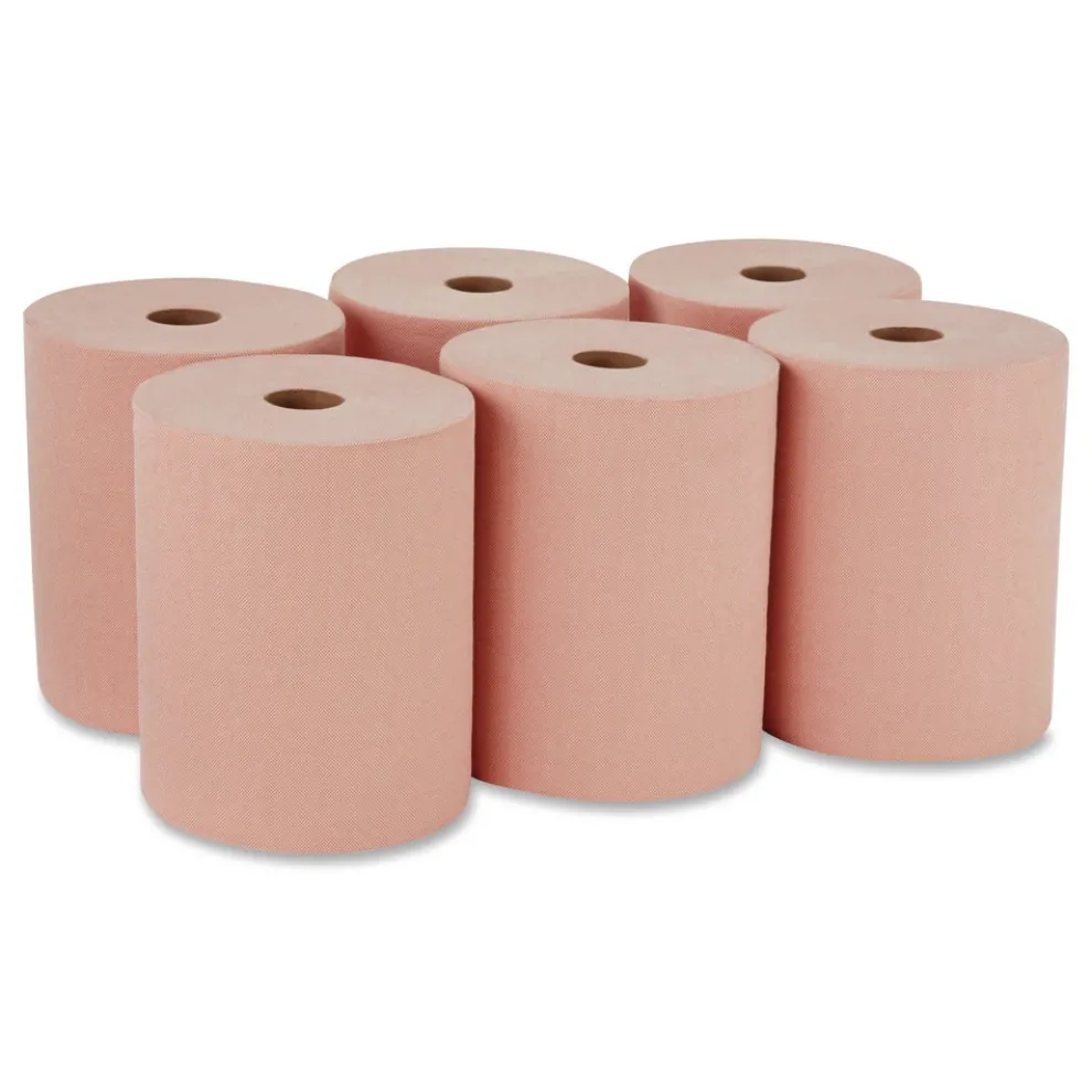 Georgia-Pacific 10 in. x 250 ft. goRag Premium All-Purpose DRC Roll Wipers - Orange (6/Carton)