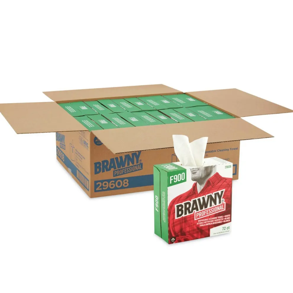 Georgia-Pacific 9 x 16.5 FLAX 900 Heavy Duty Cloths - White (720/Carton)