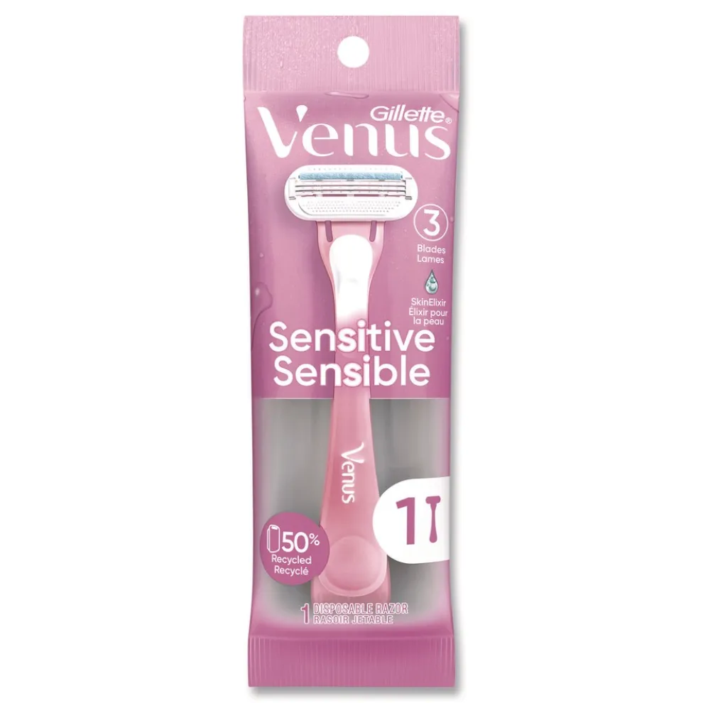 Gillette Venus Sensitive Sensible Razors 3 Blades 36/Carton