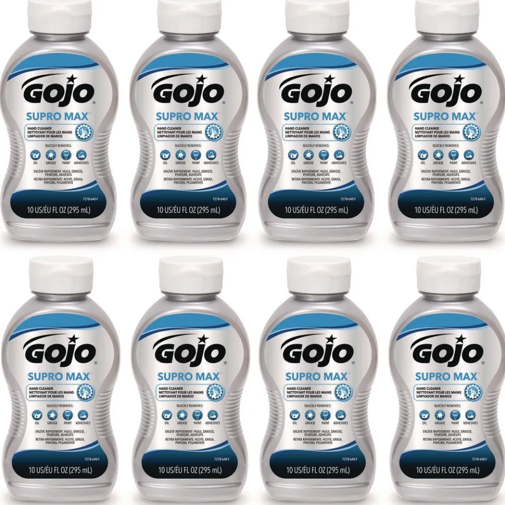 GOJO Industries SUPRO MAX Hand Cleaner Bottle - Floral Scent (8/Carton)