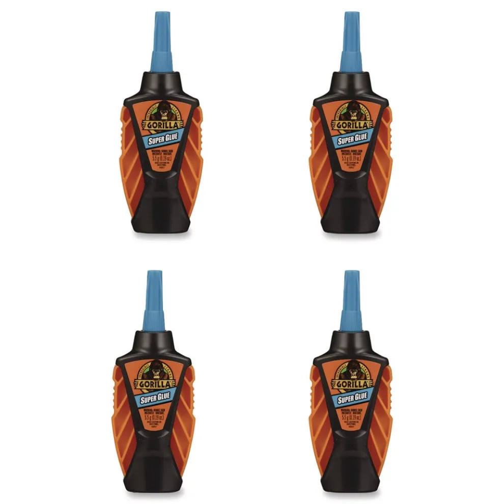 Gorilla Glue 0.19 oz. Super Glue Micro Precise - Dries Clear (4/Carton)