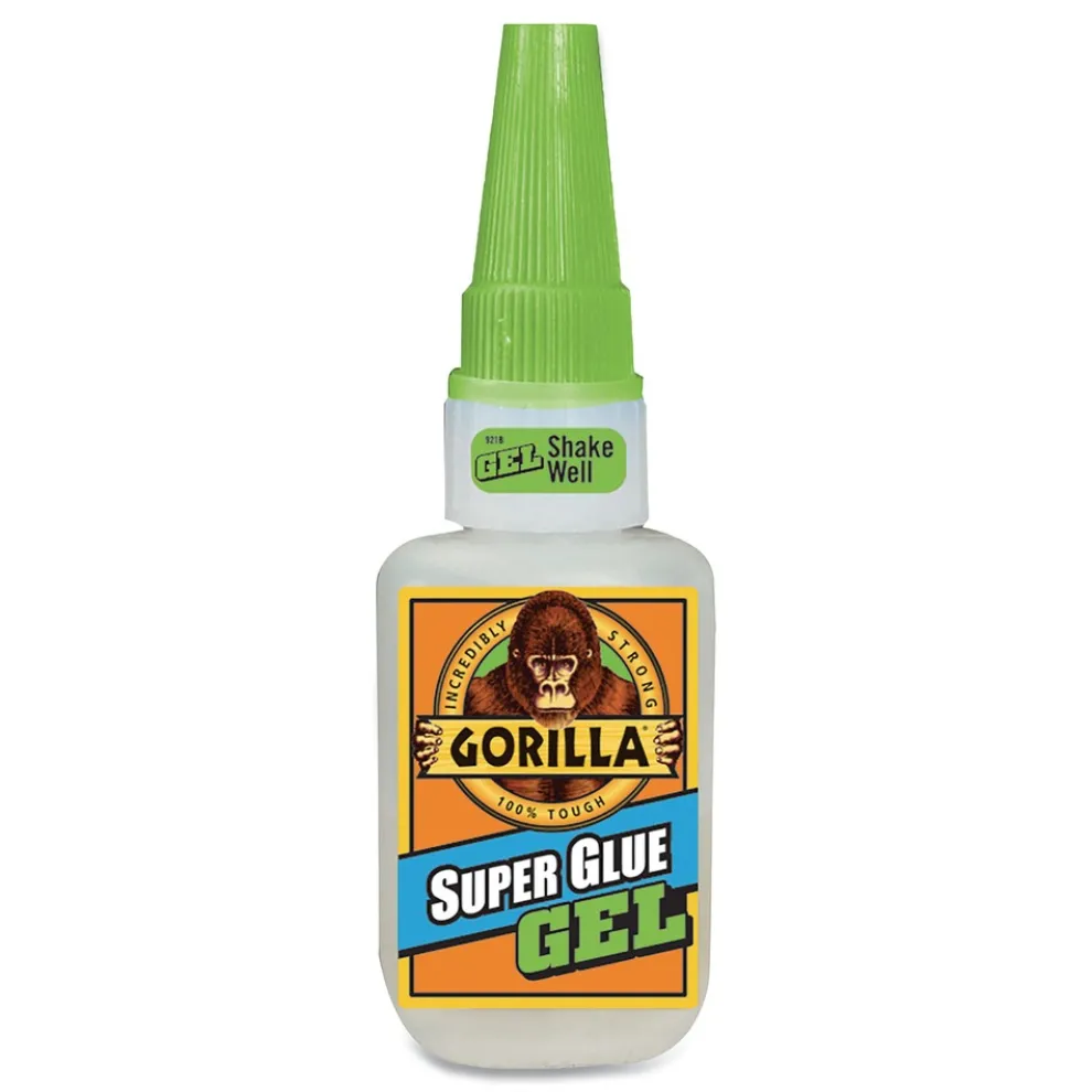 Gorilla Glue 0.53 oz. Super Glue Gel - Dries Clear (4/Carton)