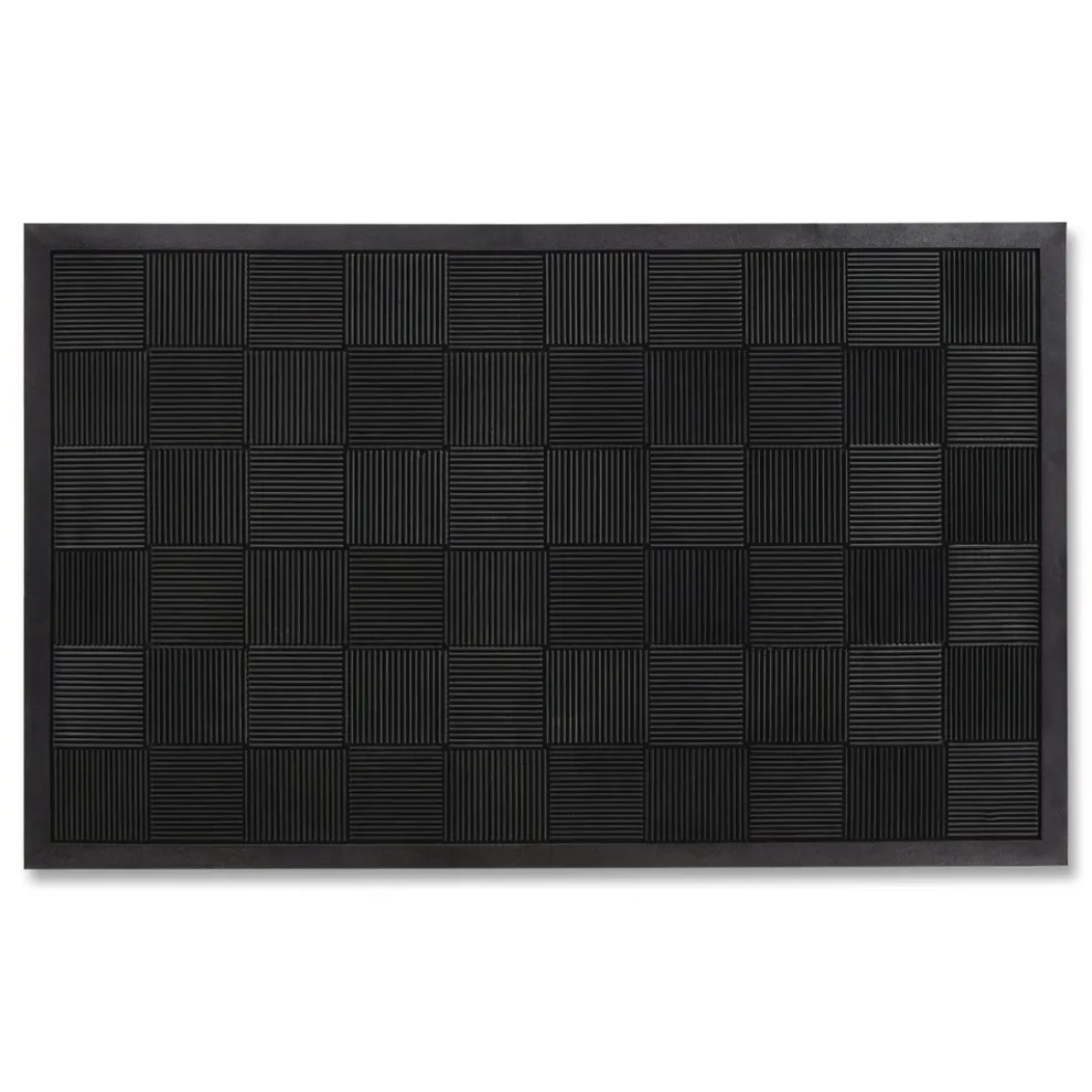 Guardian 36 in. x 60 in. Parquet Wiper Scraper Mat - Black