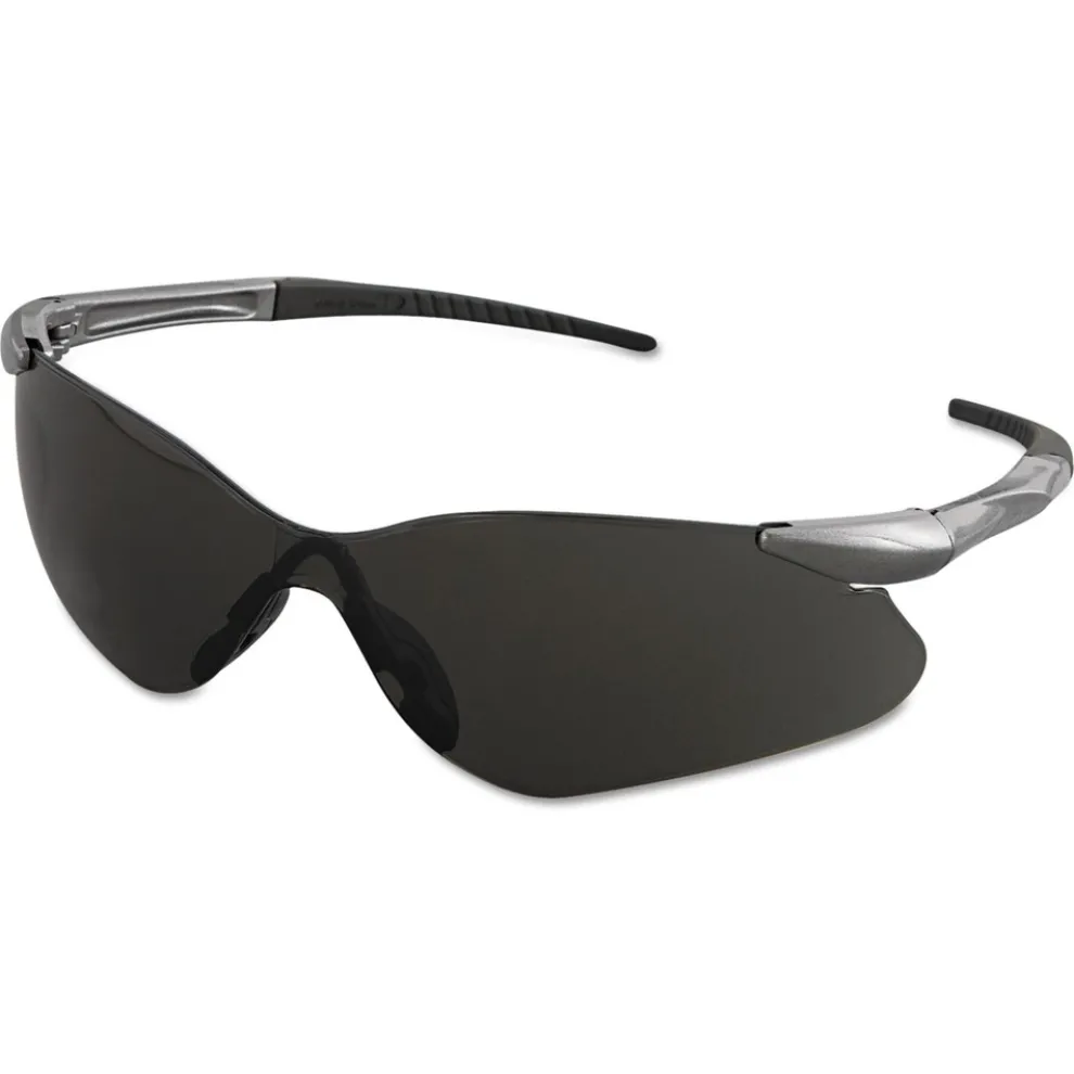 Ansell Nemesis VL Safety Glasses - Gunmetal Frame, Smoke Uncoated Lens